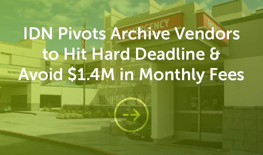 IDN Pivots to New Archive Vendor To Hit Hard Deadline and Avoid $1.4M in Monthly Fees - Case Study - www.harmonyhit.com
