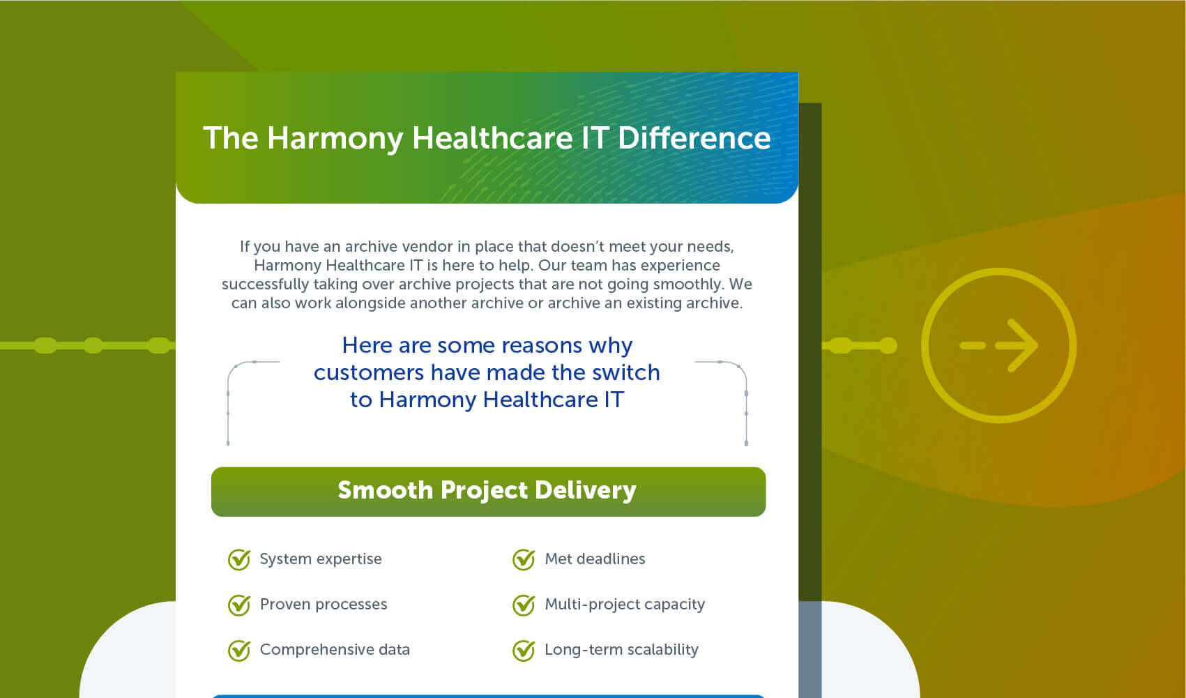 Infographic: The Harmony Healthcare IT Difference